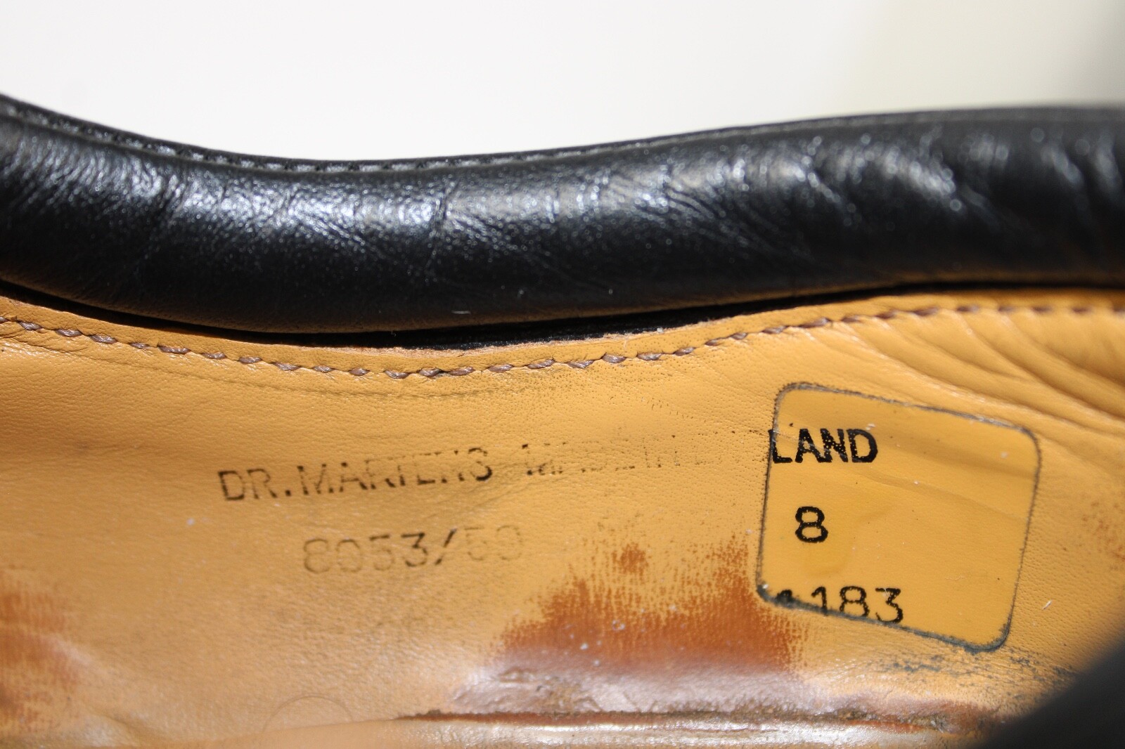Dr Martens 8053 Mens Size US 8 Lace Up Oxfords Shoes Made in England Vintage