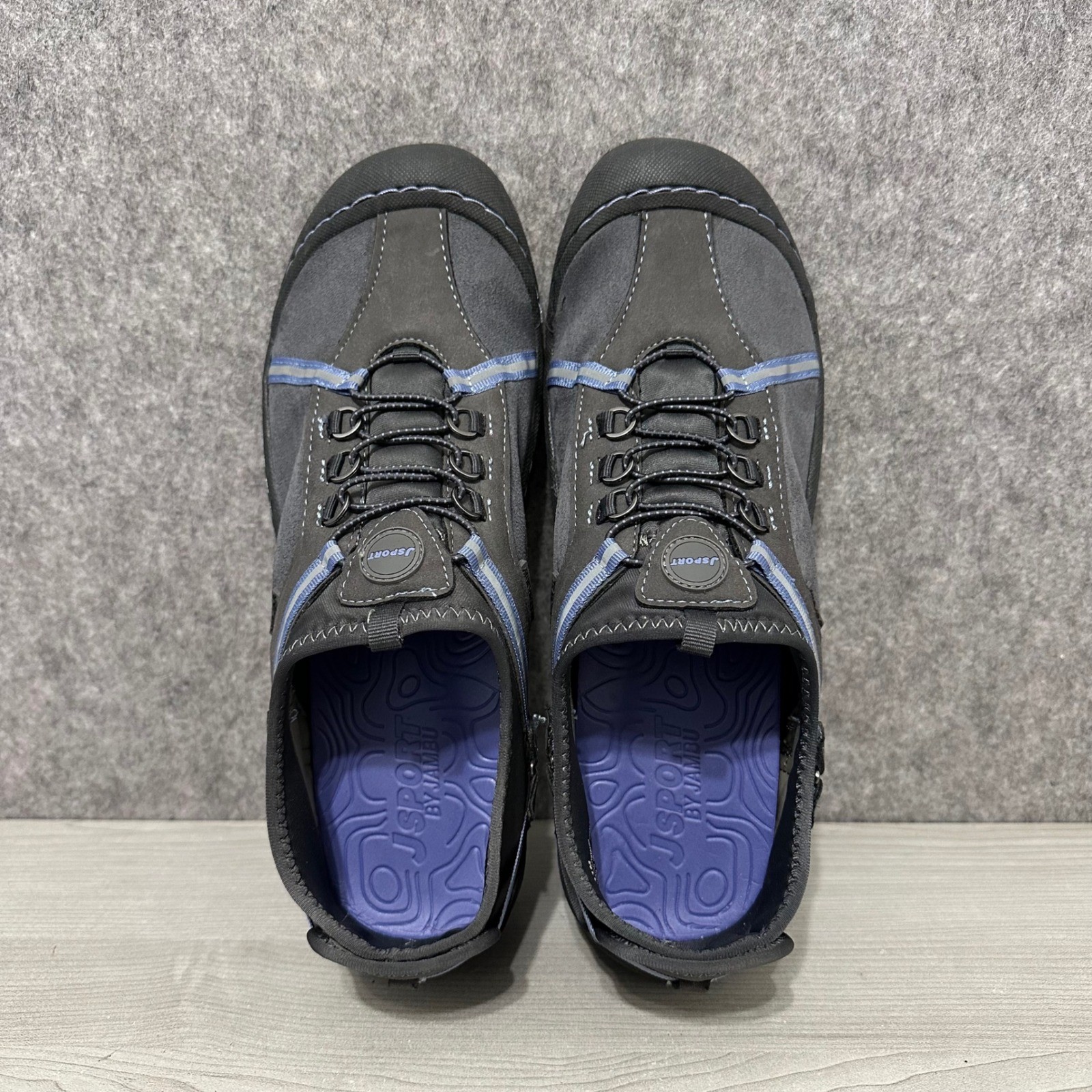 JSport Jambu Womens Tahoe Water Ready Sneaker Shoes Gray Blue Size 11