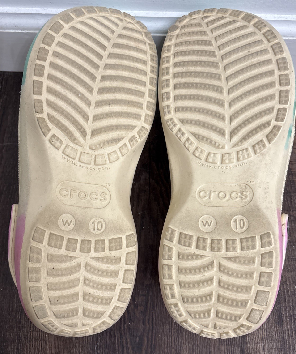 Crocs PLatform Clogs Sandals Ombré Women’s 10
