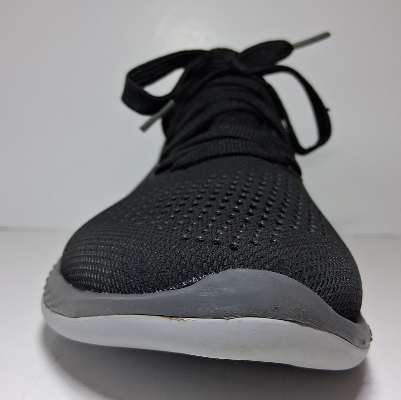Crocs LiteRide 360 Pacer Sneaker Shoes Women Size 7 Black Grey Beach Waterproof