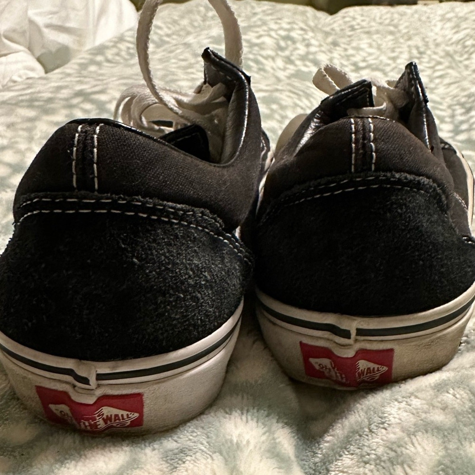 Vans Black and White Classic Skate Sneakers