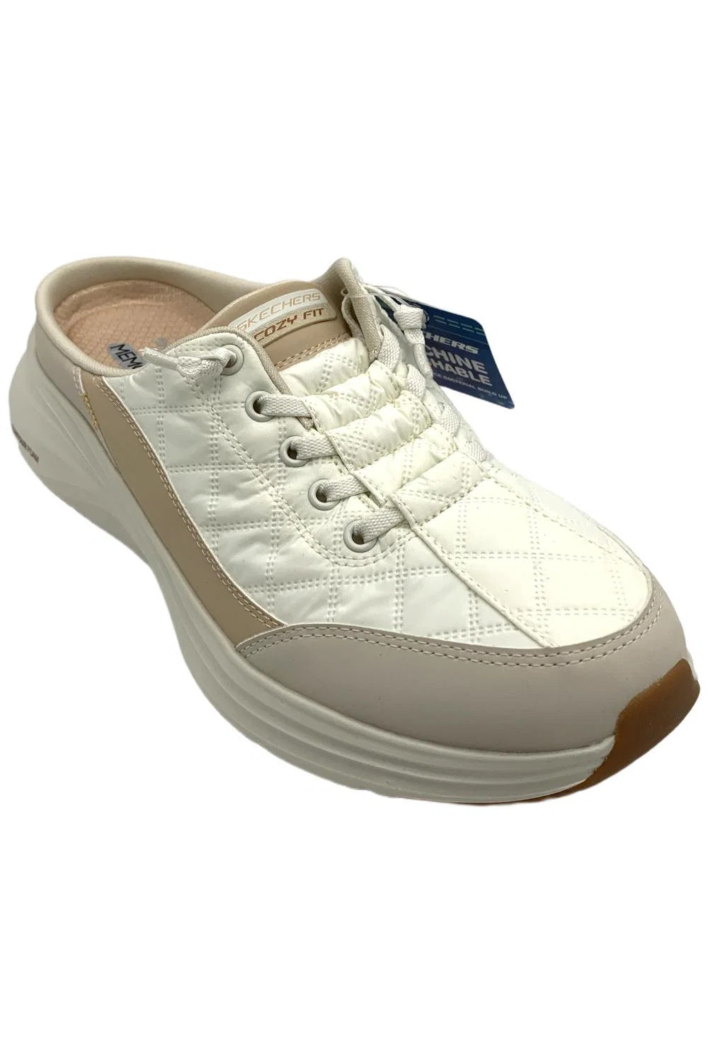 Skechers Women’s Contour Foam Sweet Embrace Sneakers White/Natural