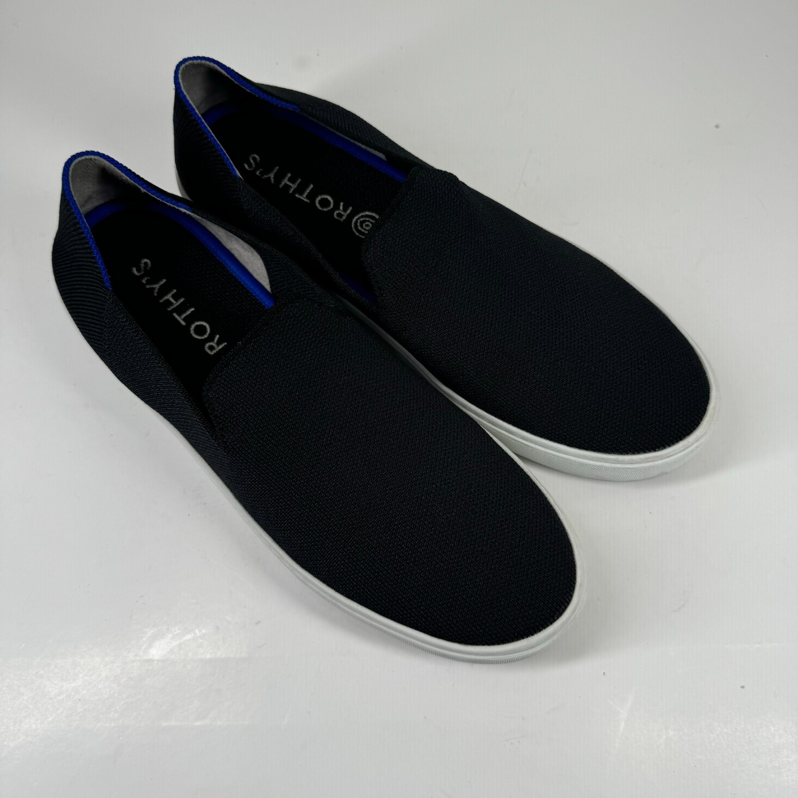 Rothy’s The Original Women’s US 11 Black Knit Comfort Casual Slip-On Sneaker