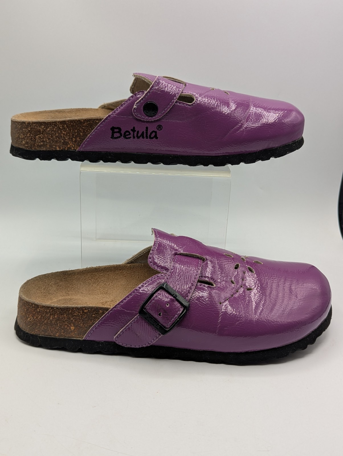 Birkenstock Betula Rasberry Slip On Clogs Size 41 US Women’s 10 Flower
