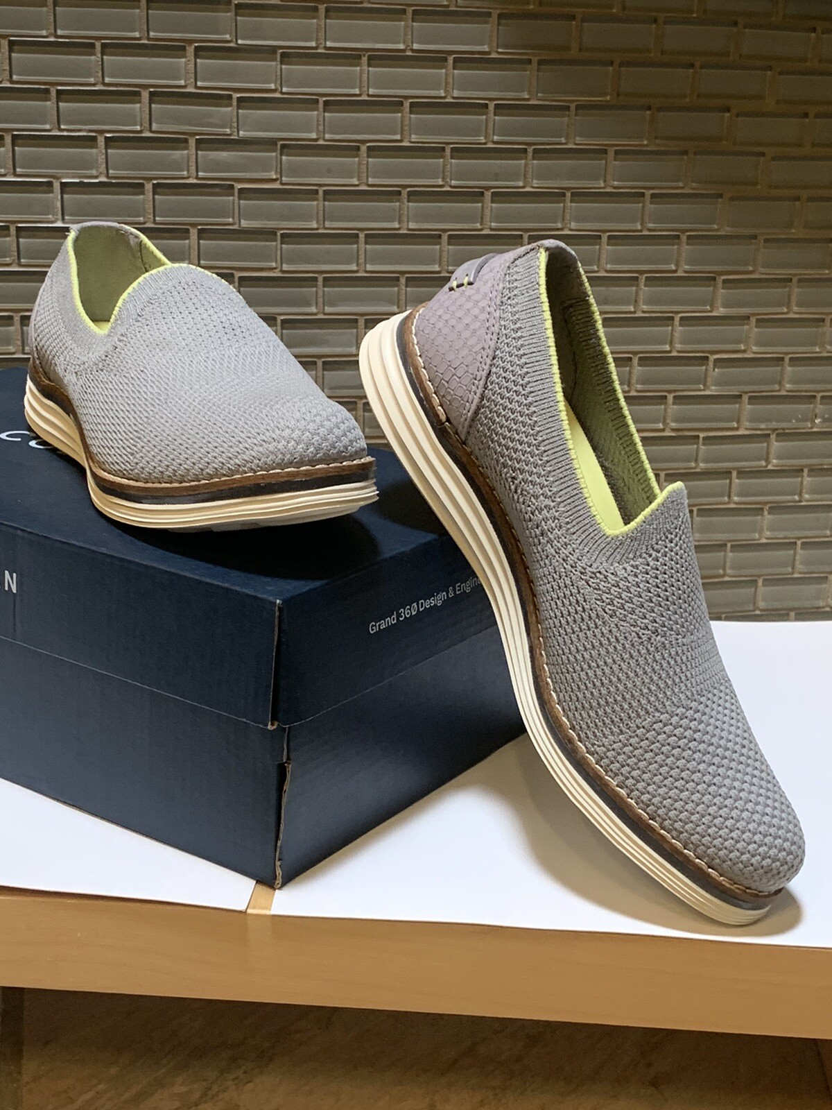 New Cole Haan Women Shoes Size 5.5 B Original Grand Cloud Loafers Sleet