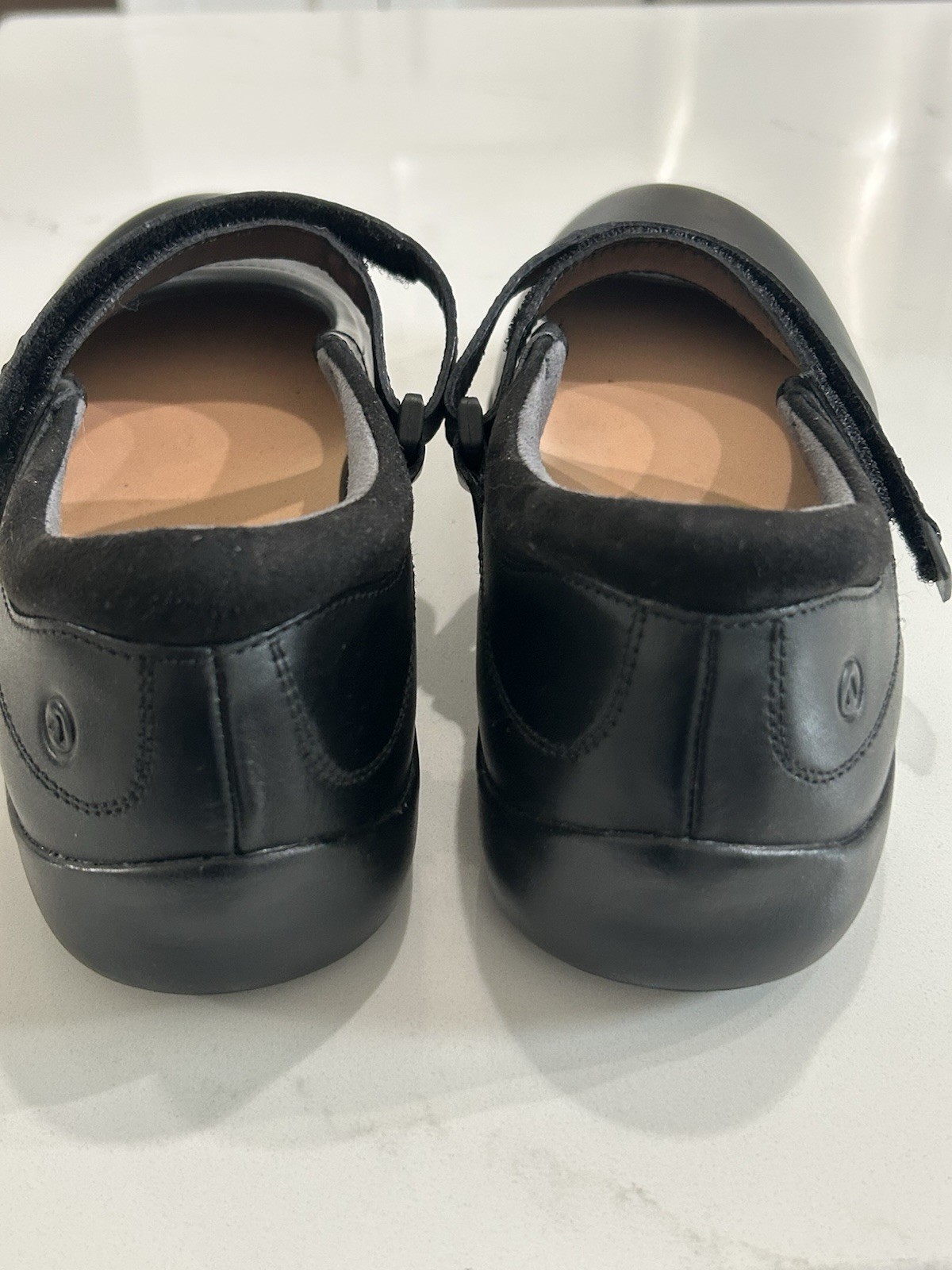Anodyne 33 Mary Jane Shoes Women’s Black Leather Comfort Diabetic Size 8M