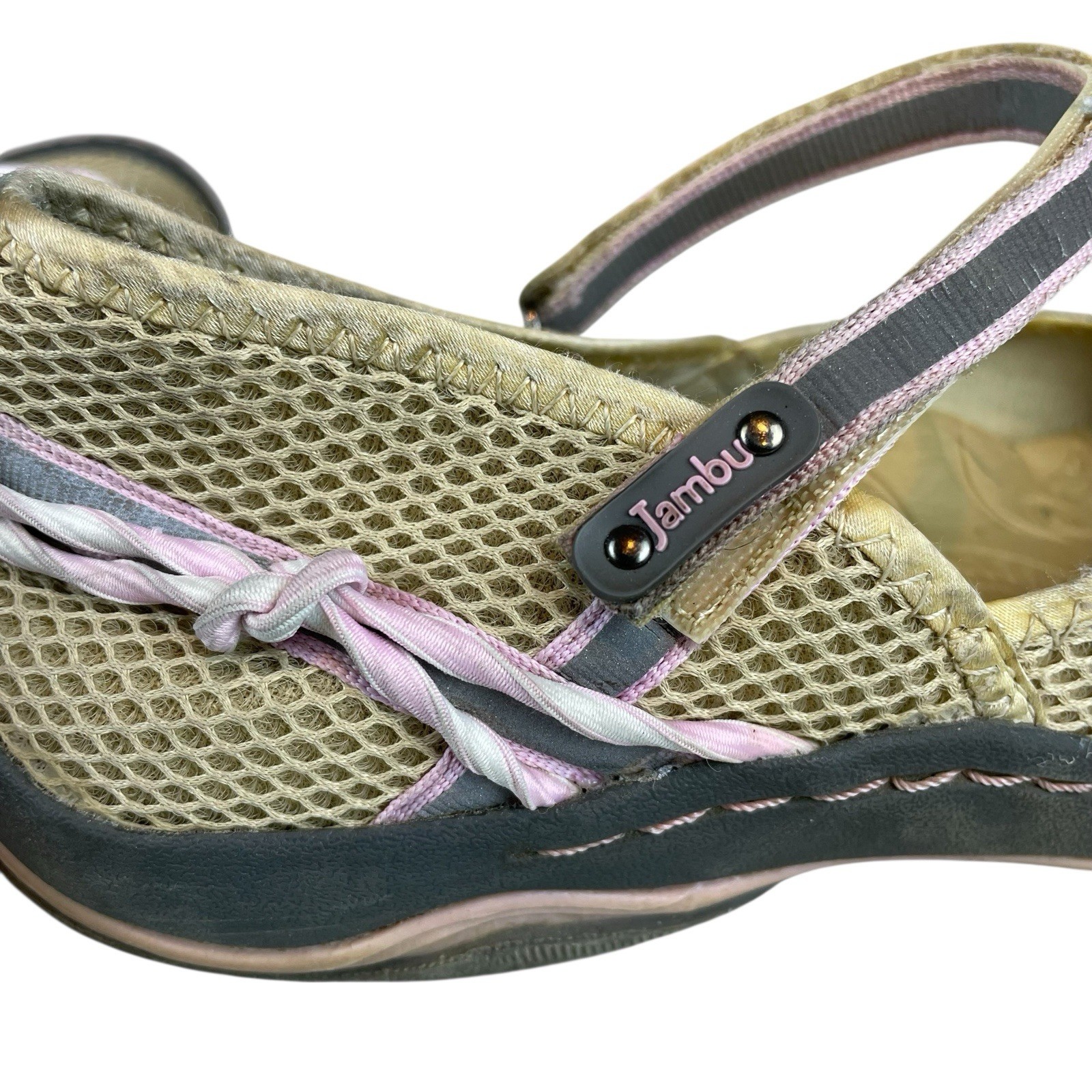Jambu Rainbow Mesh-Vegan Mary Jane Shoes Women’s 8M Terra Fusion Design Textile