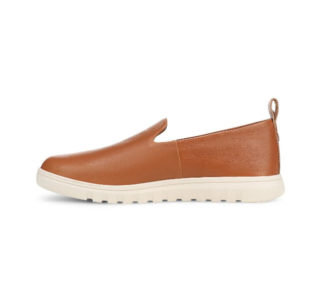 VIONIC Uptown Willa Slip On Sneaker Tan Leather NEW