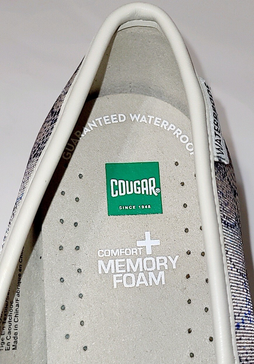 Cougar Lula Loafers Slip On Memory Foam Waterproof Comfort Sneaker Shoes Wms 10M