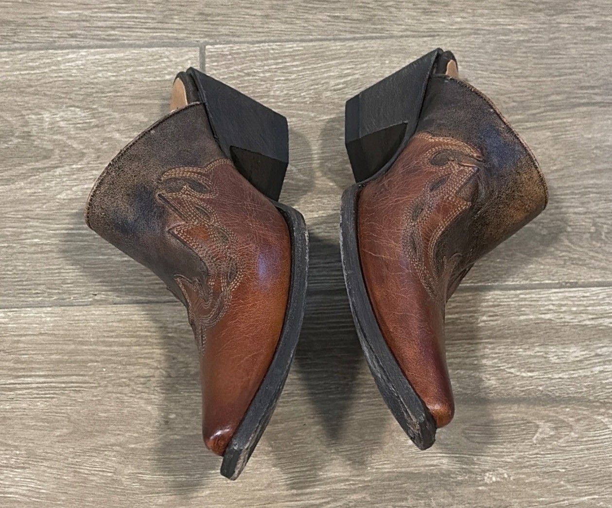 Stetson Western Mules Shoes Women’s Sz 8.5 B Clean Original