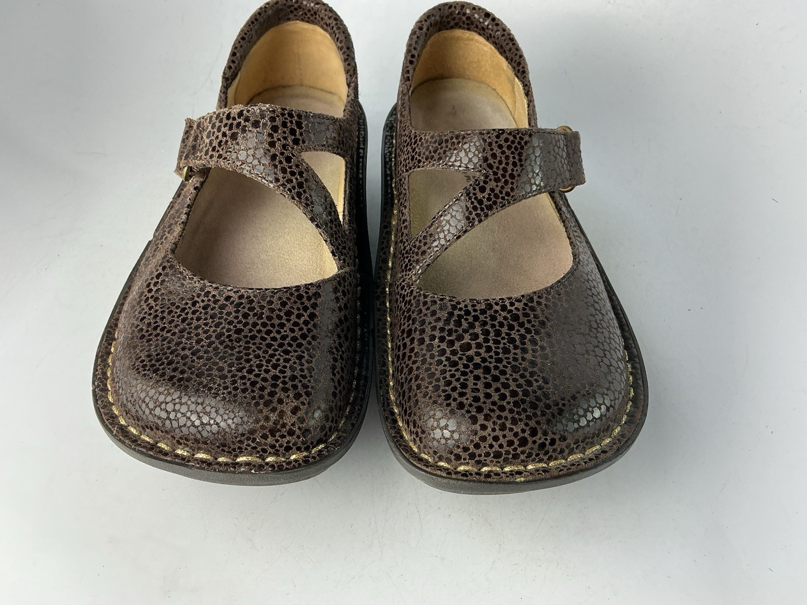 Alegria Dayna Choco Dottie Platfrom Wedge Mary Jane Brown 35- 5/ 5.5 US Women’s