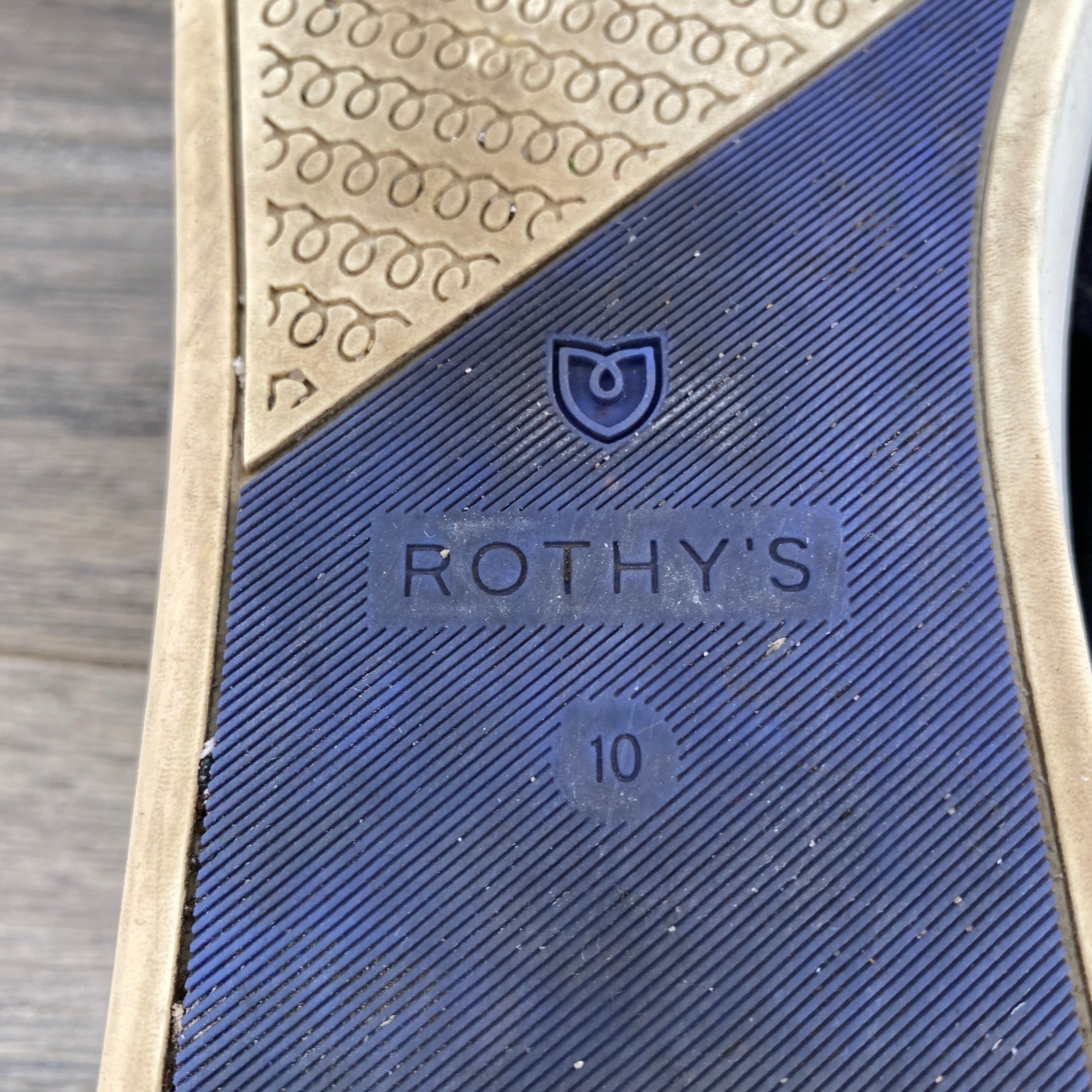 Rothy’s Slip-On Sneaker Womens 10 Grey Camo Knit Sustainable Flats