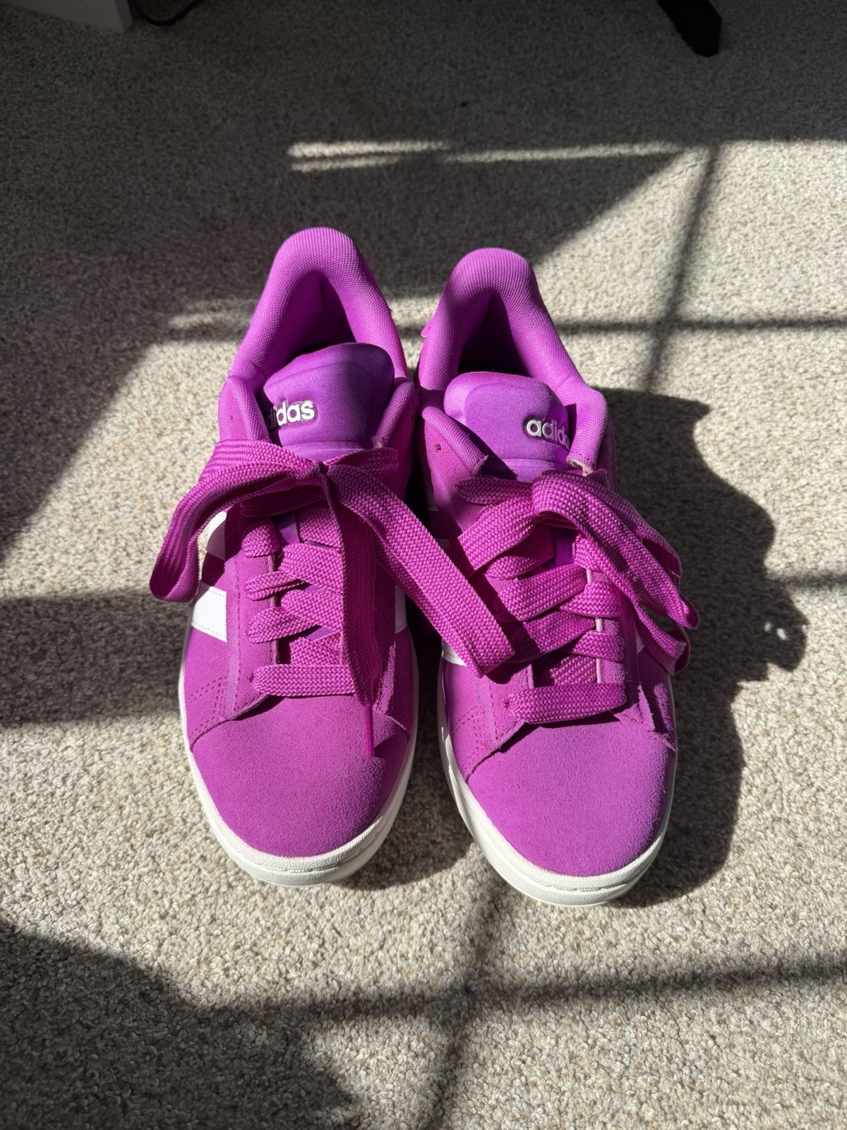 Violet Adidas Grand Court 00’s – Size 10 – Excellent Condition