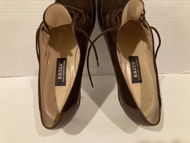 Bally Brown WING TIP Oxfords 5.5 Woman/Chilld