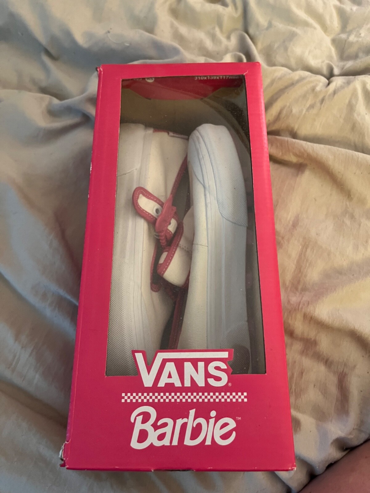 Vans x Barbie™ Style 93 DX Mary Jane Skate Shoe – White Womens 8