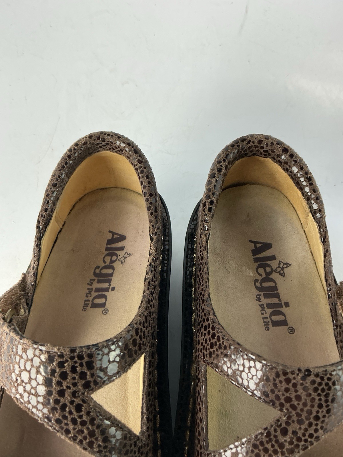 Alegria Dayna Choco Dottie Platfrom Wedge Mary Jane Brown 35- 5/ 5.5 US Women’s