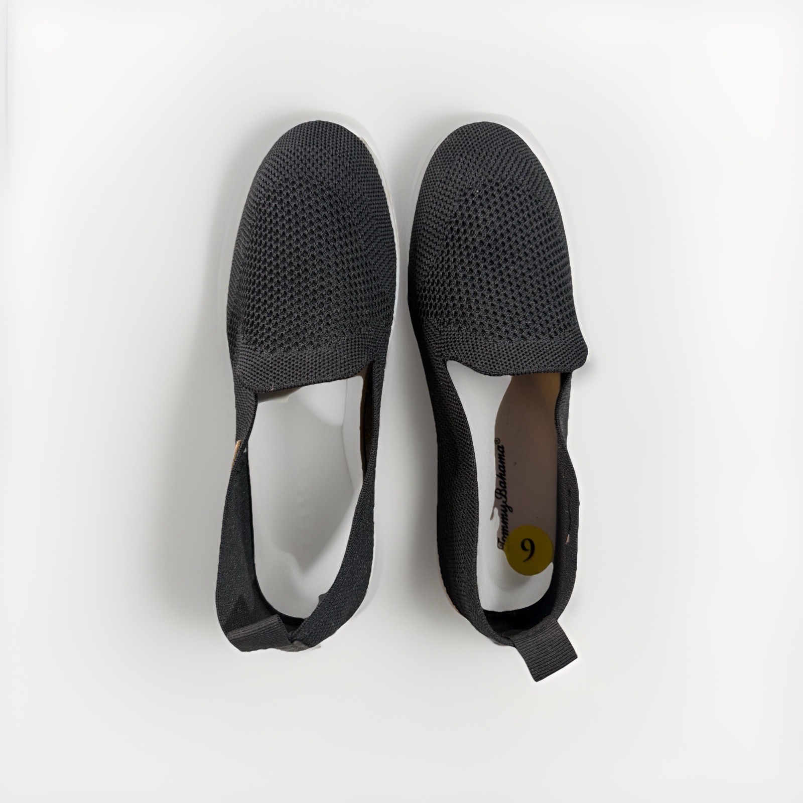 Tommy Bahama Women’s Black Slip-On Sneakers Size 9 Preowned In Original Box UVGC