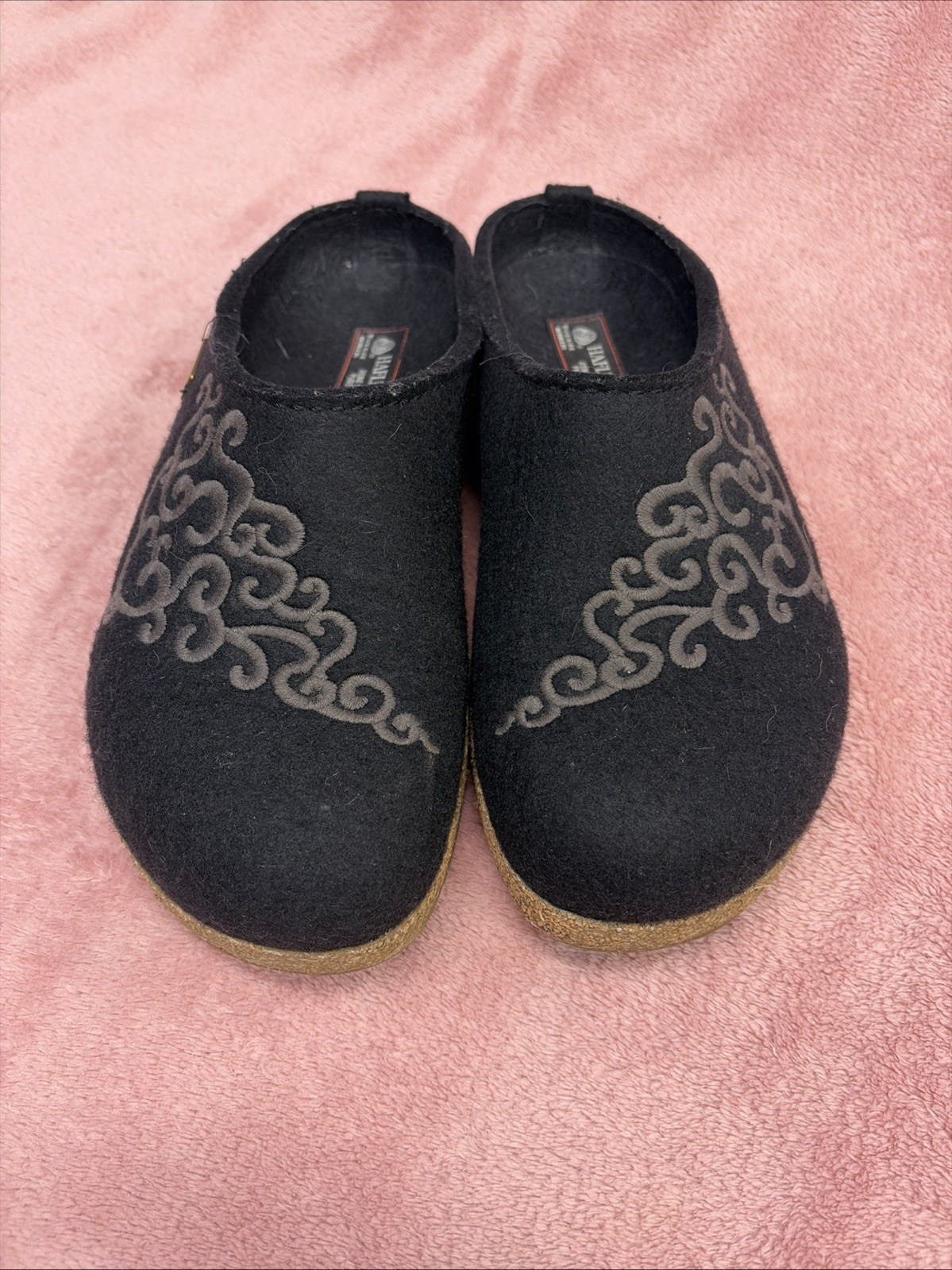 Haflinger Grizzly Symphony Black Size 41 Wool Women’s Shoes