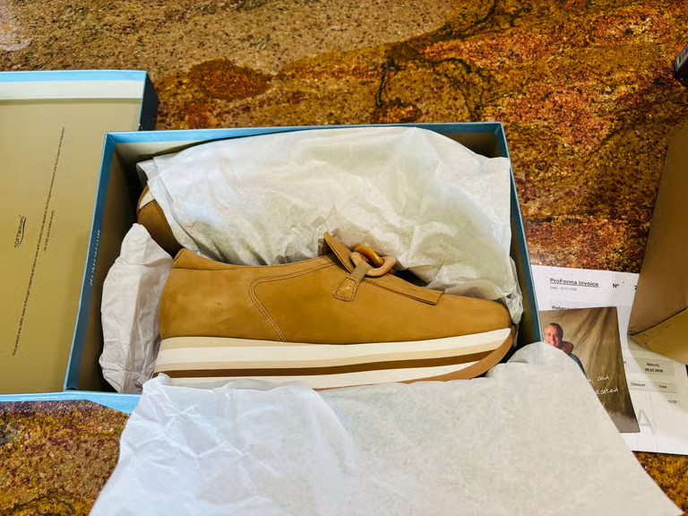 Softwaves Candice Cognac Size 6/37 NIB-Direct from Portugal
