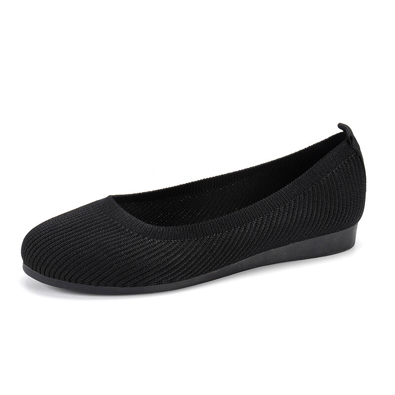 Womens Flats Round Toe Comfortable Ballet Walking Shoes Dressy Slip ons Loafer S