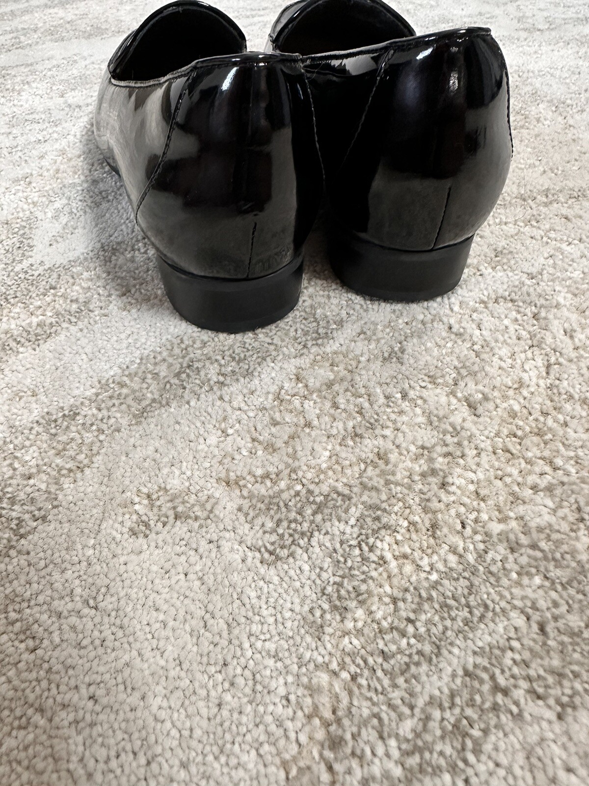 Unstructured Clarks Shoes Women’s 7M Un Blush Ease Loafers Black Leather NEW