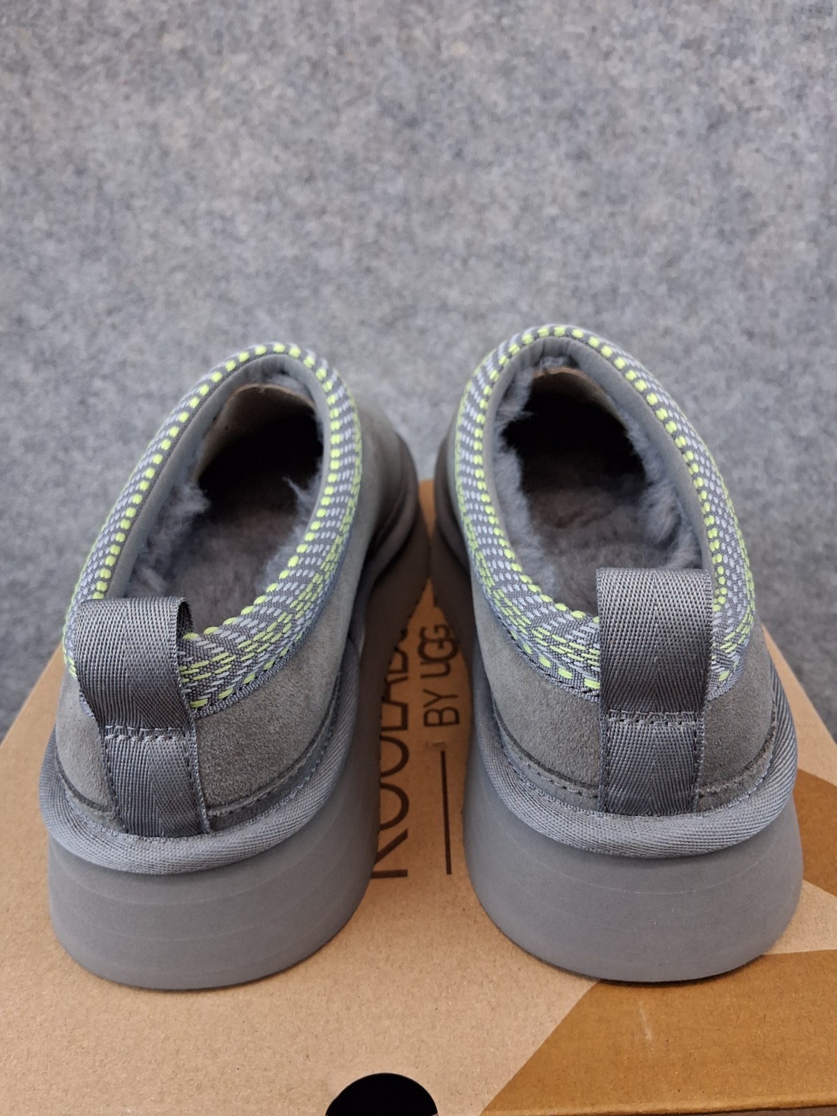UGG Womens Burree Platform Size 8 Womens with Cloud 1159750 Gray