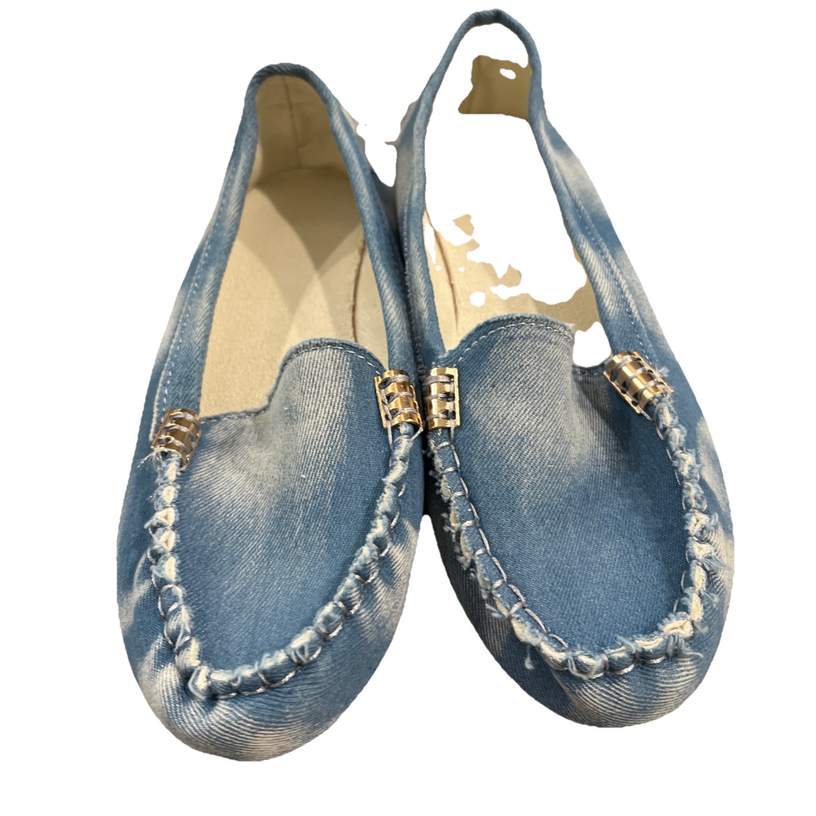 No Brand Their Jean Fabric Slip On Shoes Women’s