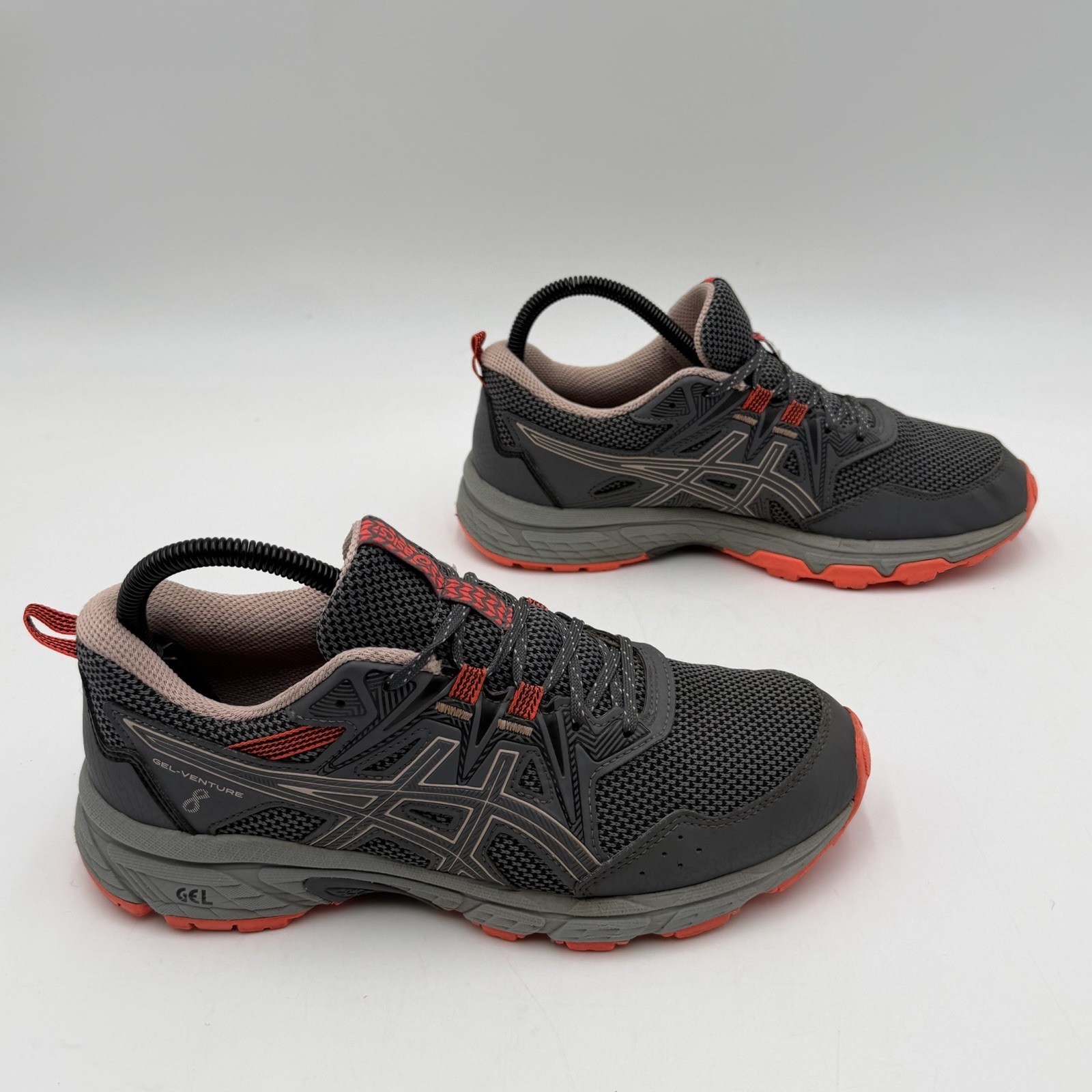 Asics Gel-Venture 8 Womens Size 8 Athletic Running Shoes Sneakers 1012A708 Gray