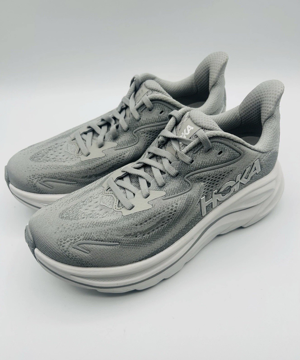 NEW Hoka One One Clifton 10 Stellar Grey Galactic 1162031 SRYG Women’s Size 6