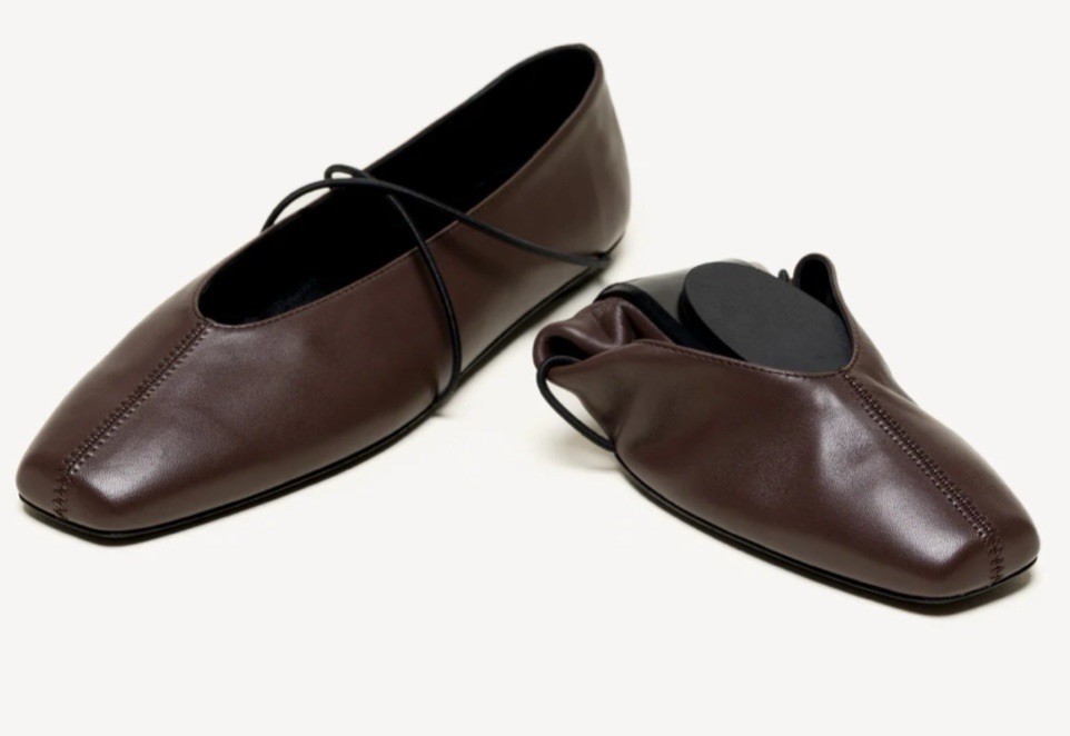 M. GEMI UNA Chocolate Nappa SZ 37 Compare At $298