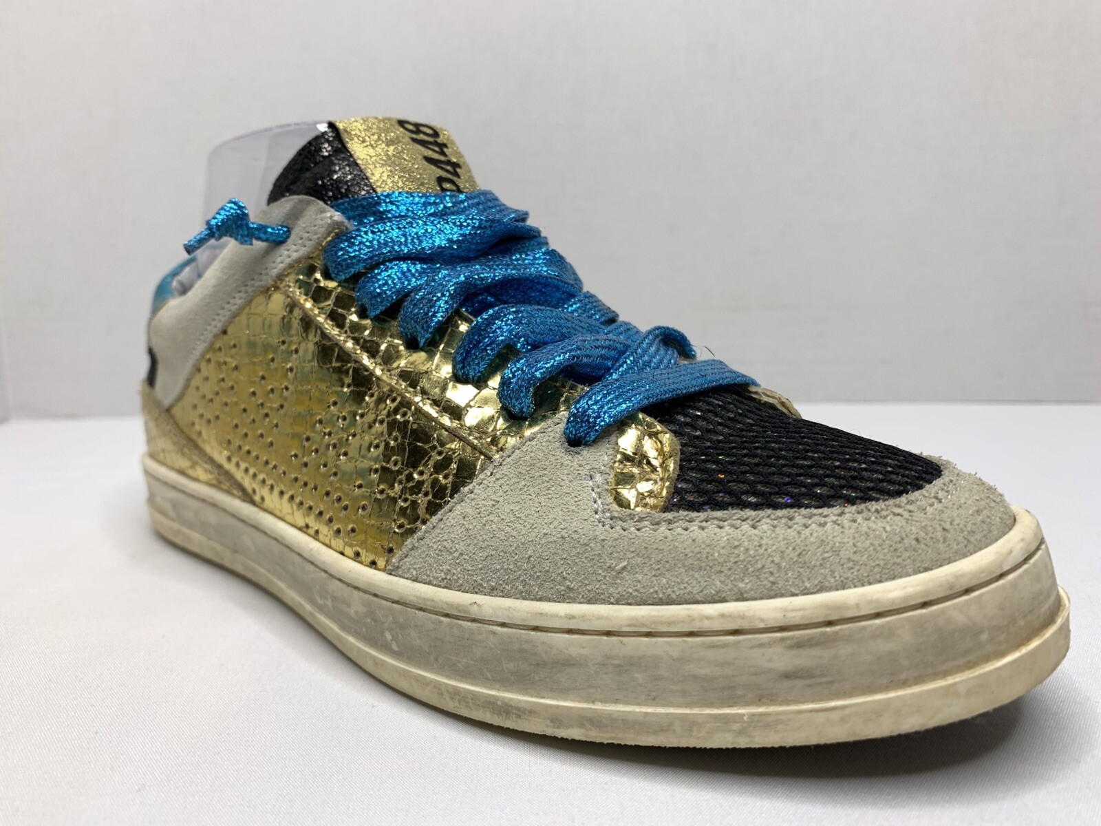 P448 Queens You Can Surf Later Metallic Low Top EU37 Sneakers P81