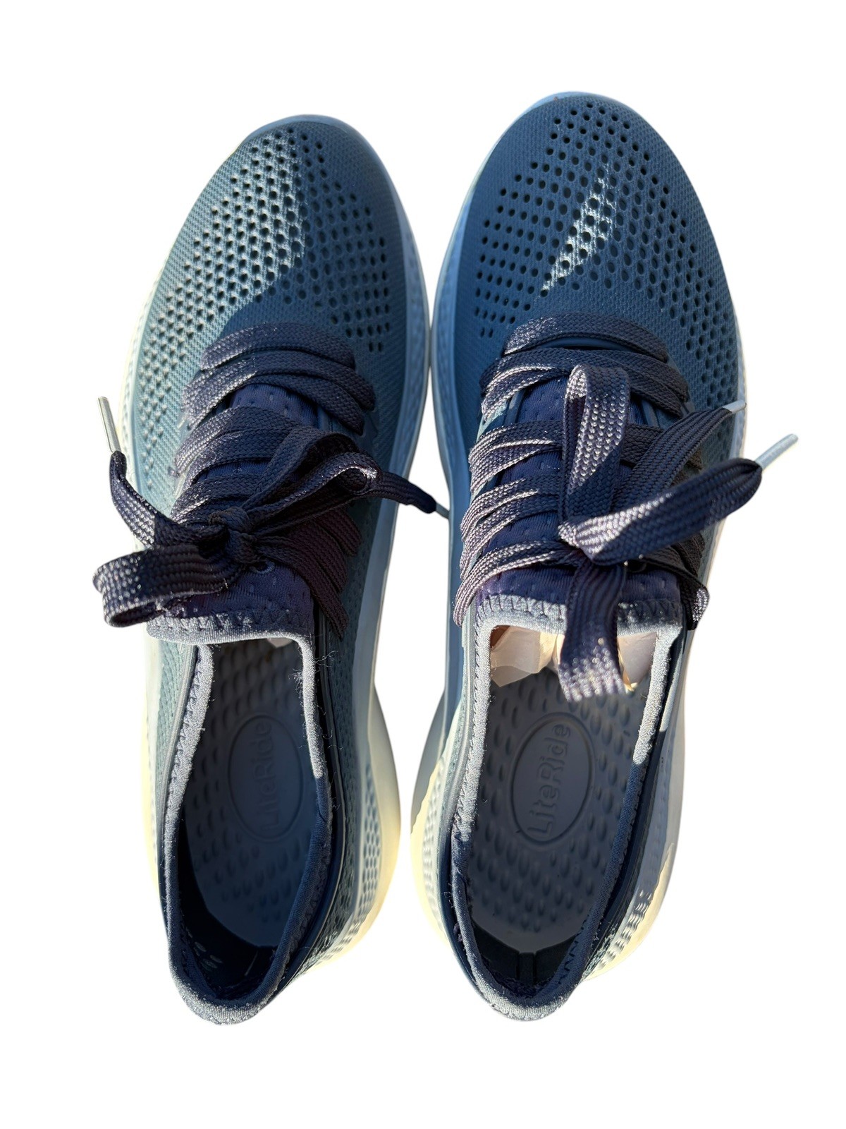 Crocs LiteRide 360 Pacer Shoes – Navy/White – Model 206705-4TA – Women’s 7