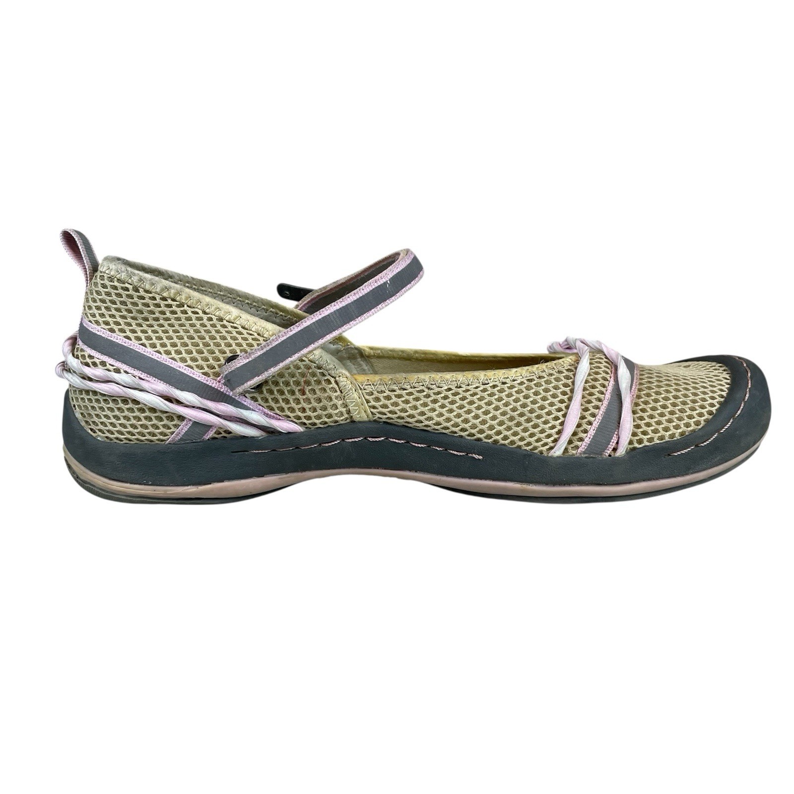 Jambu Rainbow Mesh-Vegan Mary Jane Shoes Women’s 8M Terra Fusion Design Textile