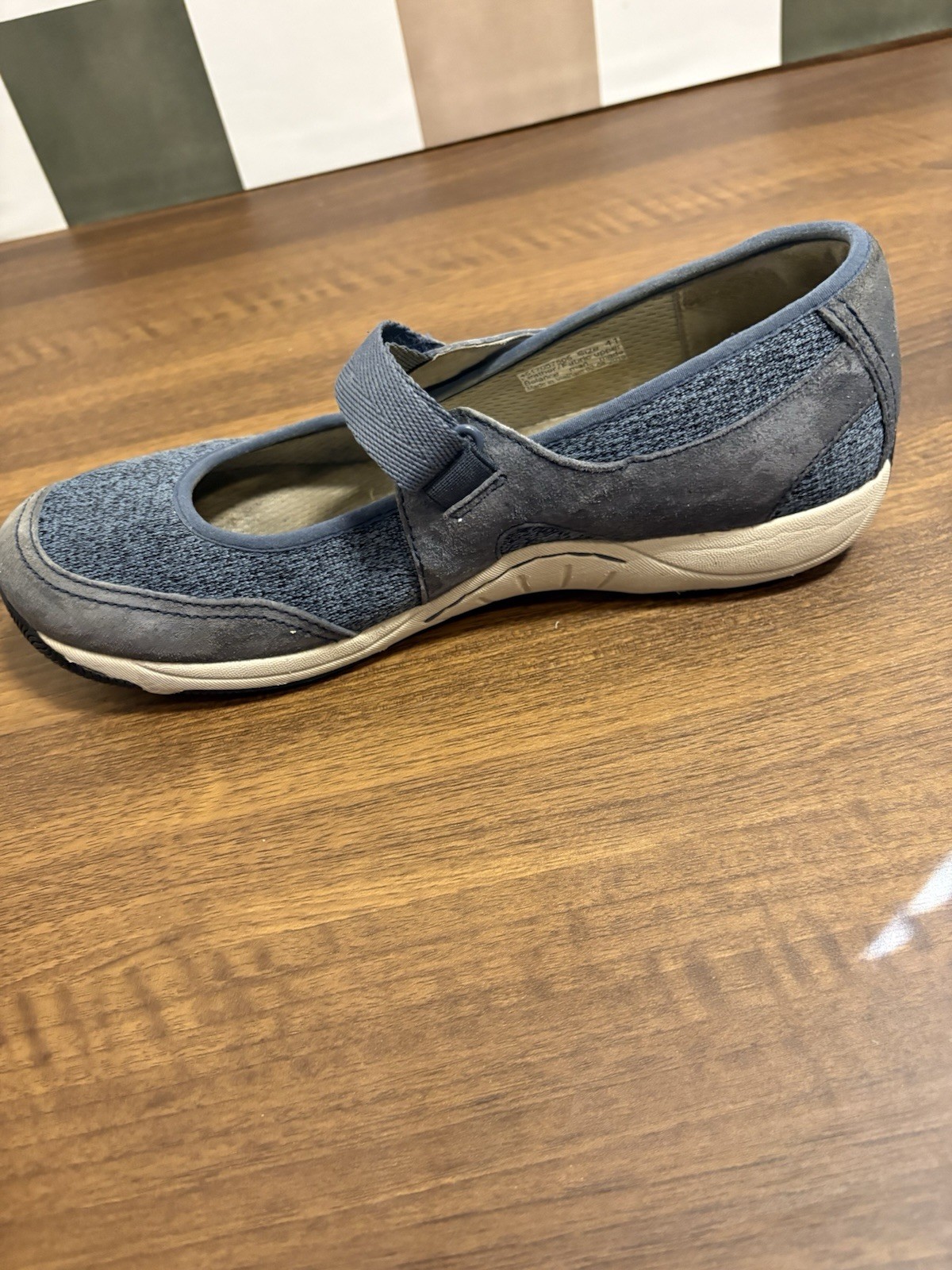Dansko Womens Mary Jane Shoes EU 41 Blue Gray Suede Textile Comfort Flats
