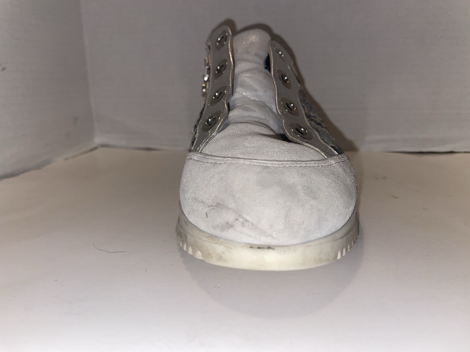 Softwaves Women’s Python Print Sneaker Sz 8 Platform Arch Support No Laces, Zip