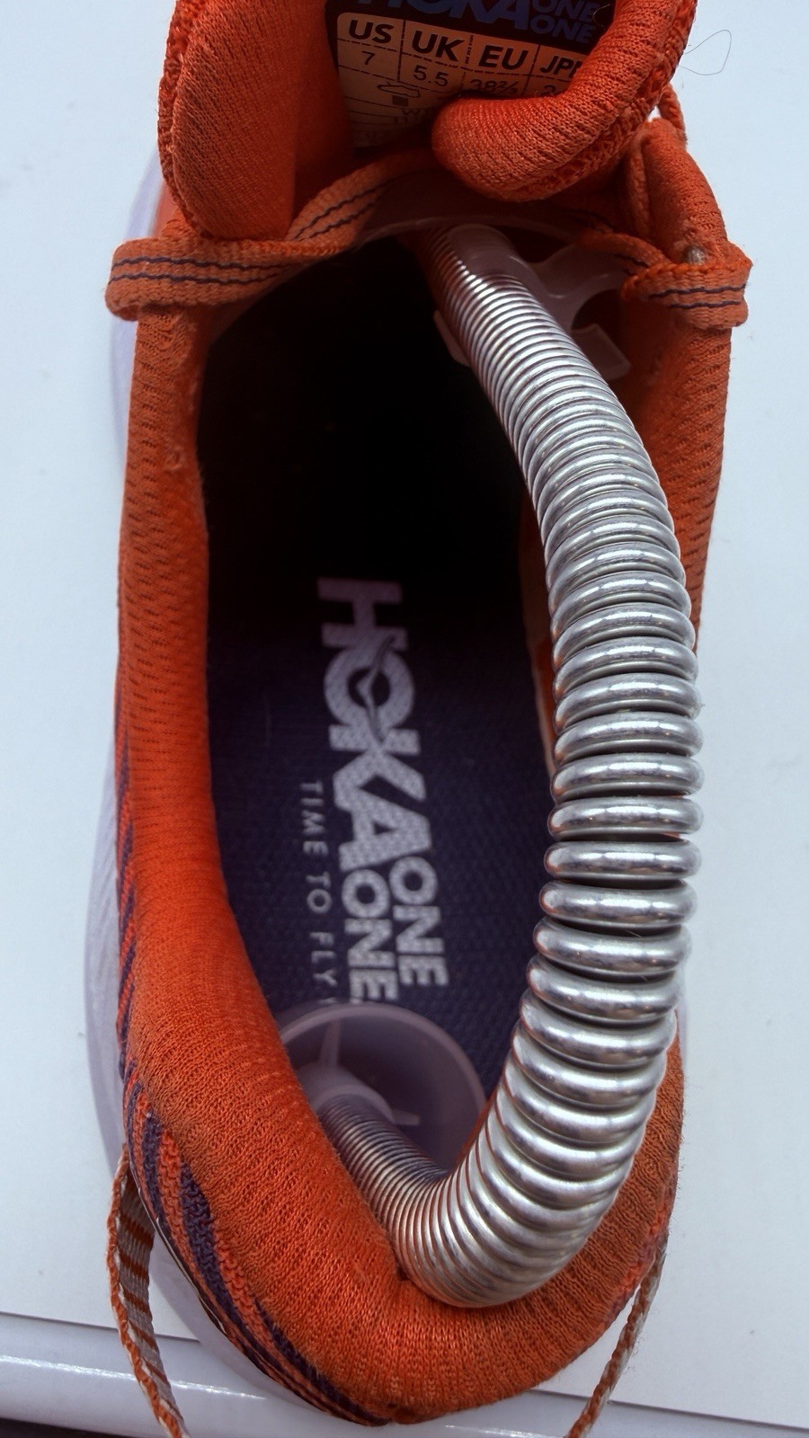 HOKA ONE ONE Rincon 2 Women’s Lightweight Lace-Up Sneakers Coral Sz 7