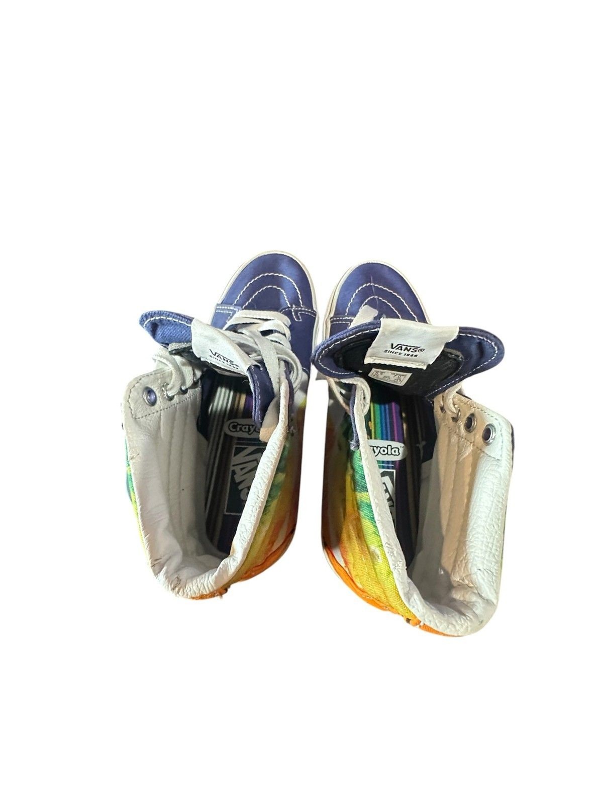VANS Crayoloa x SK8 – High Mashup Melt Collab Skateboard Sneakers Unisex 7L 5.5M