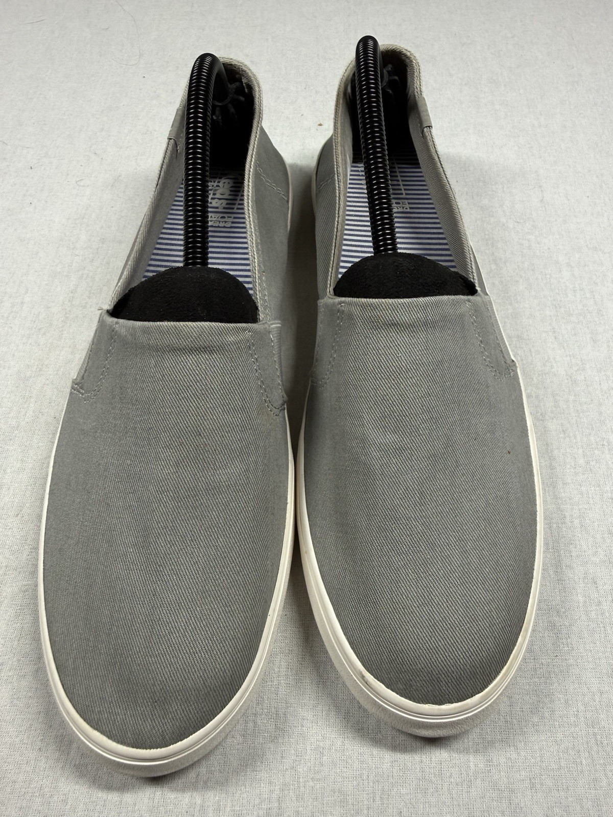 Keds Champion Canvas Slip On Shoes Women Size 11 Gray Double Decker Comfort