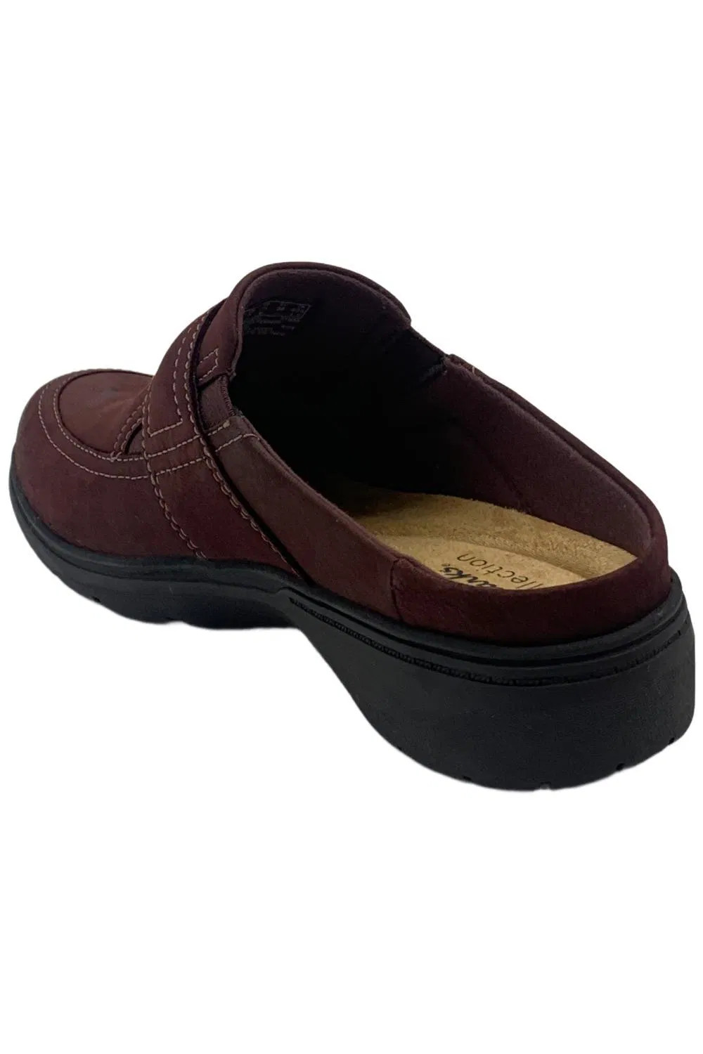 Clarks Women’s Carleigh Viola Slip-On Mule Merlot