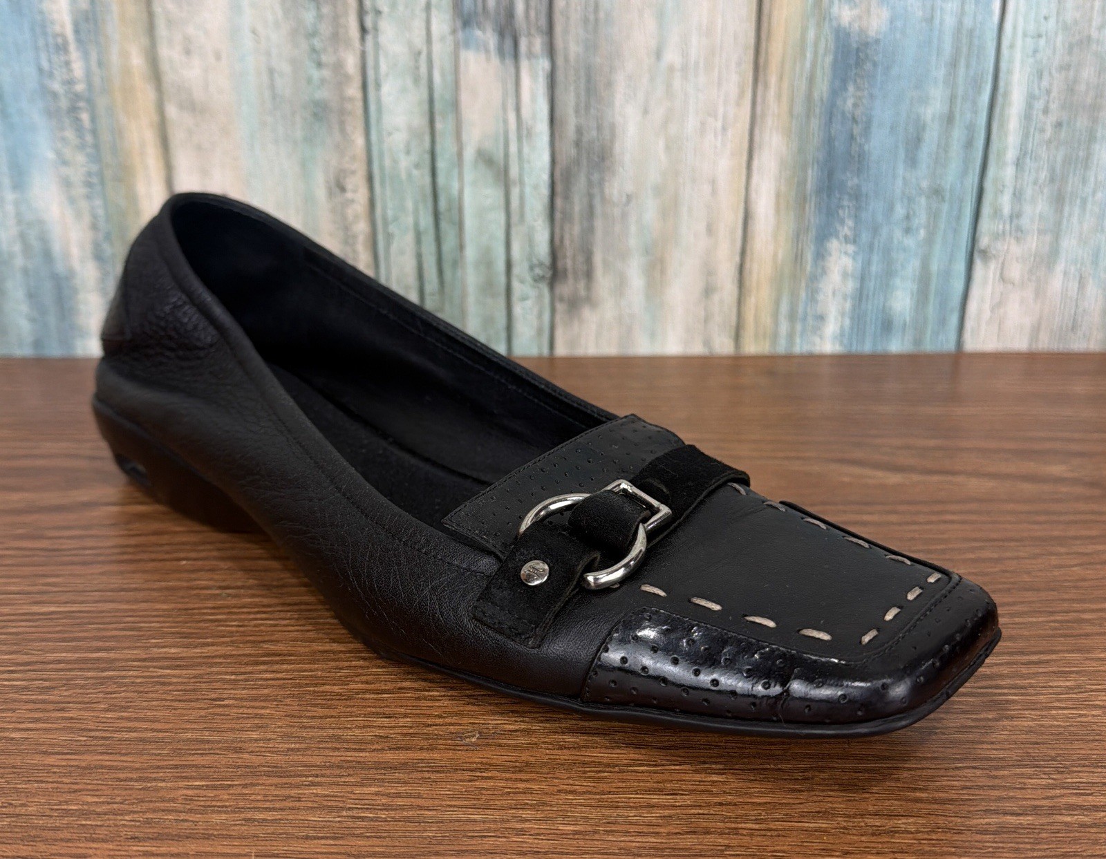 Cole Haan Air Bronte Mocs Women’s Size 8 (AA) Black Slip On Moccasin Loafers