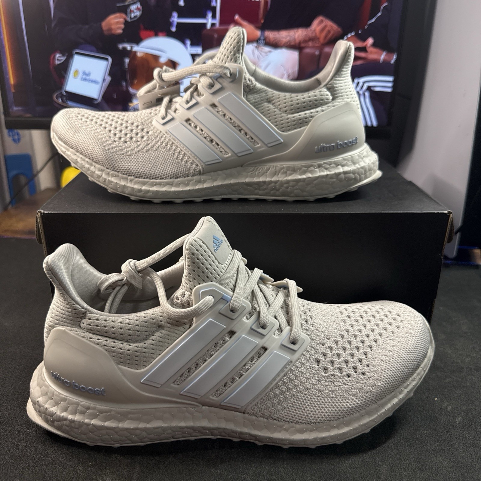 adidas Ultraboost 1.0 – Women’s (Grey/White/Blue)