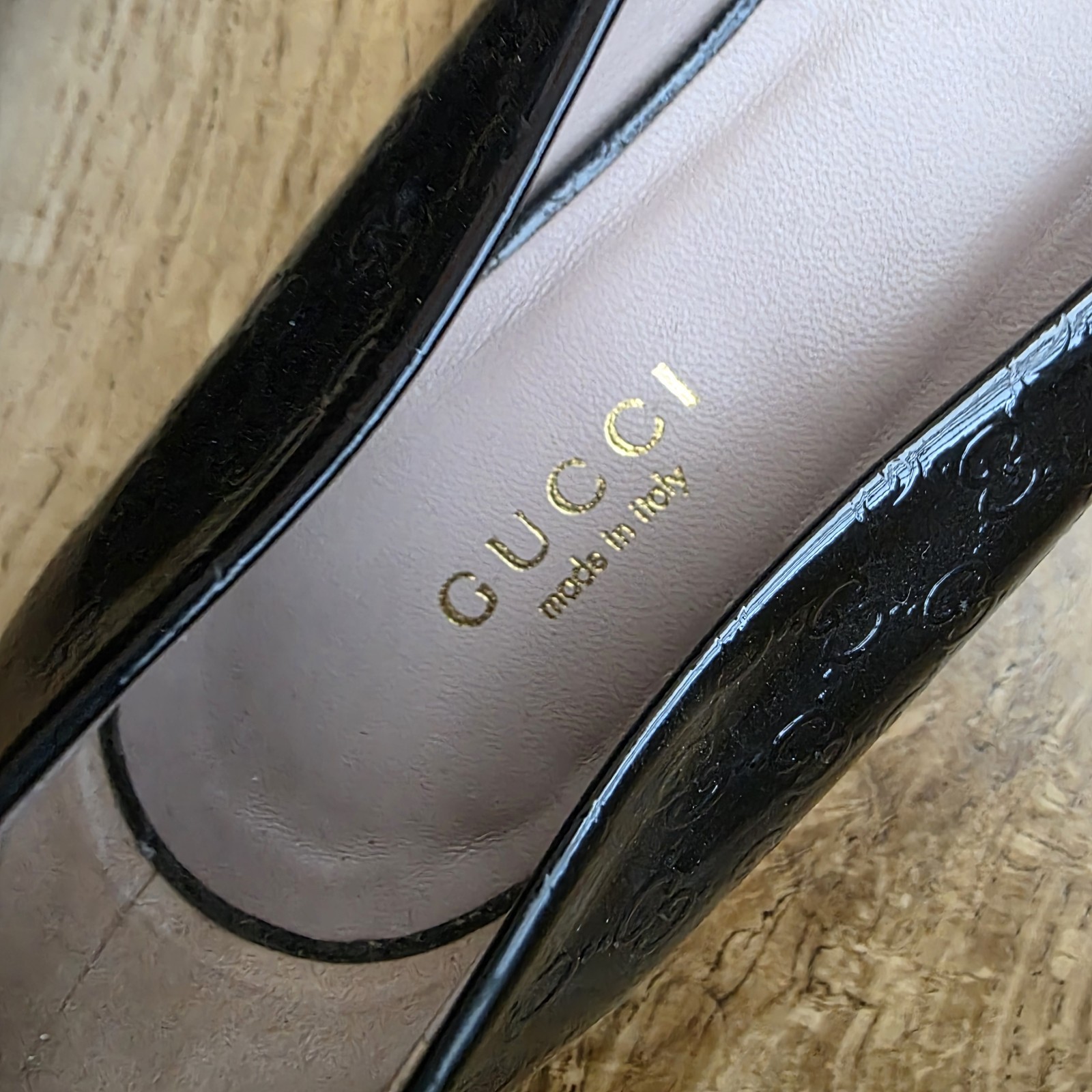 GUCCI HORSEBIT MICROGUCCISIMA BALLET FLATS SIZE 37 EU, 6.5 US, 4 UK