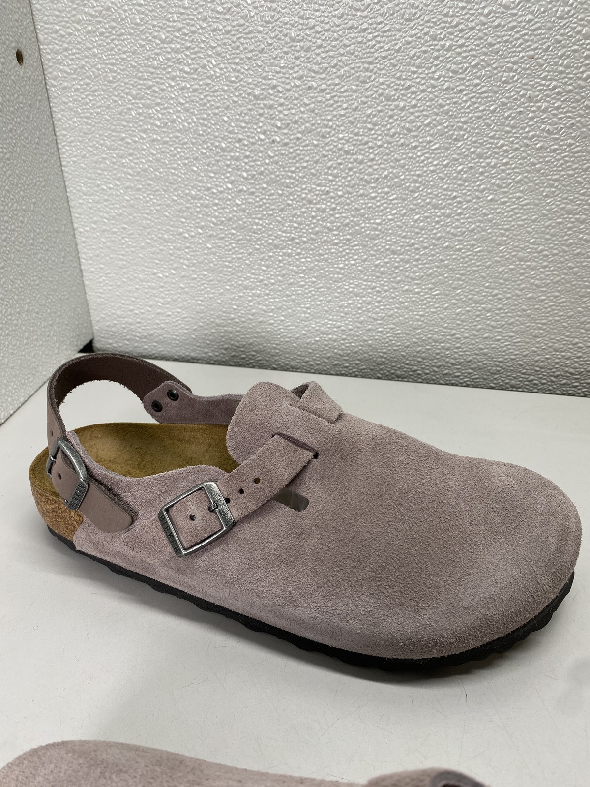 Birkenstock Unisex Tokio II Suede Leather Clogs Size L 9, M 7 Faded Purple