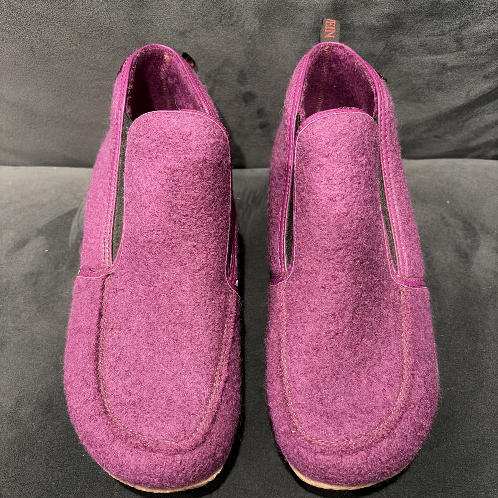 Giesswein Purple Innsbruck Wool Slippers/Loafers Sz 41 – Maximalist ~ Kidcore
