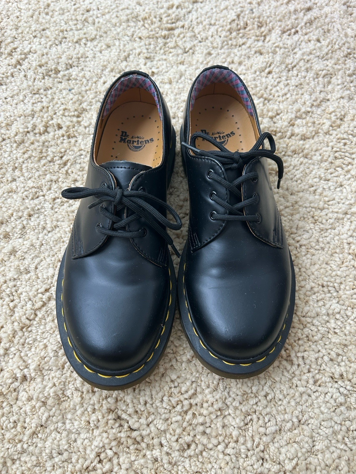 Dr. Martens 1461 Leather Oxford Shoes Smooth Excellent Condition Size 8 L