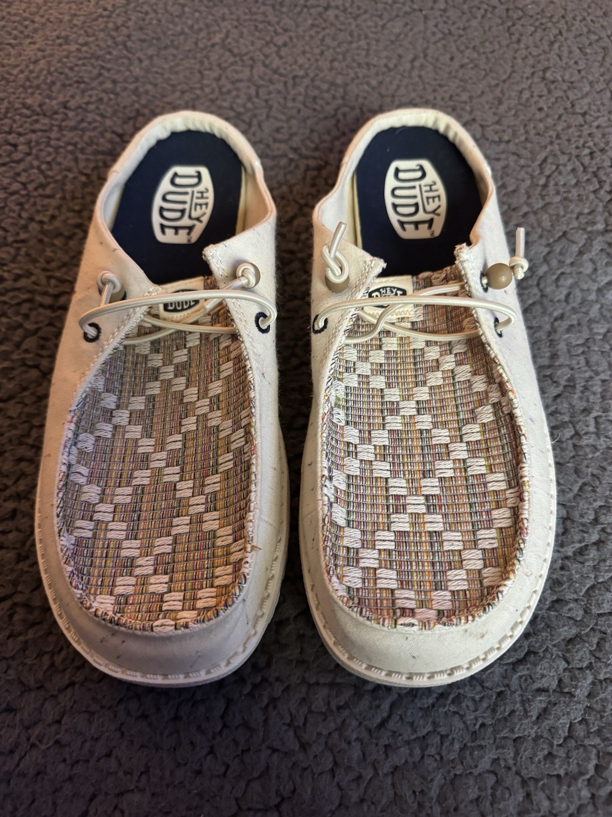 Hey Dudes Wendy Slip Classic Natural / Mutli Women’s Casual Size W10