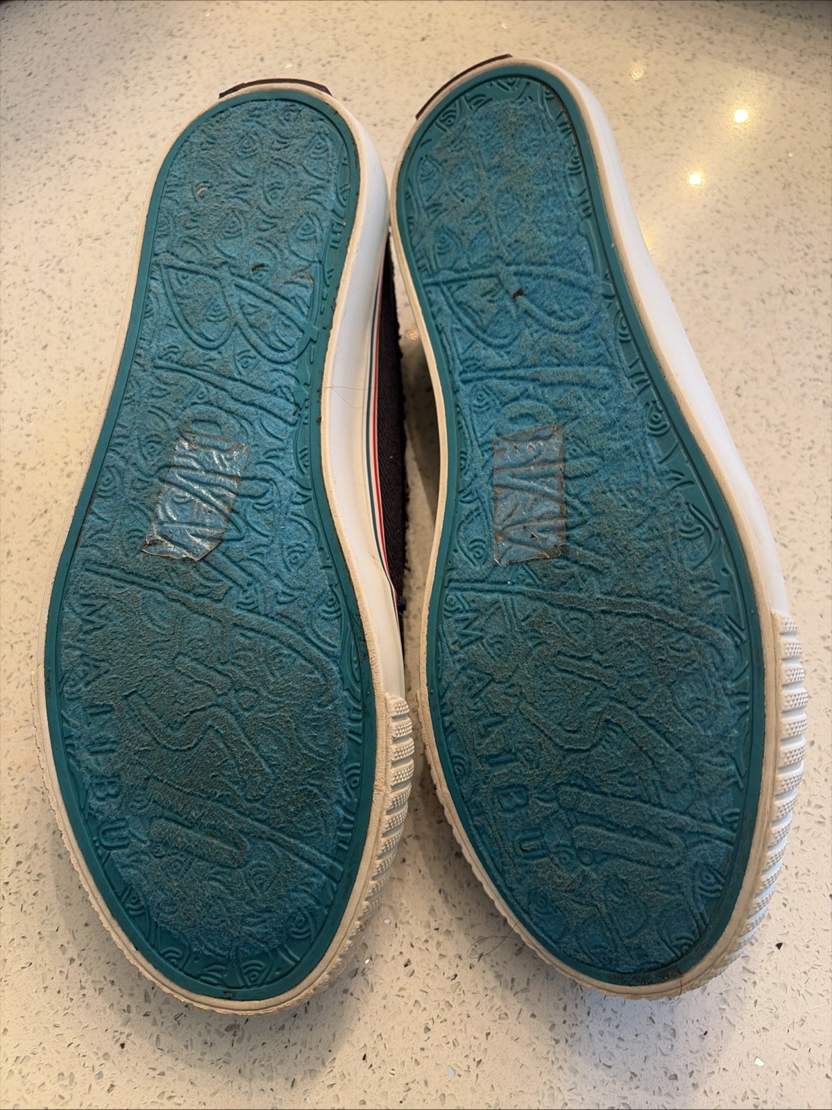 Blowfish Malibu Sneakers Slip On Sz 7.5 Gently Used Navy
