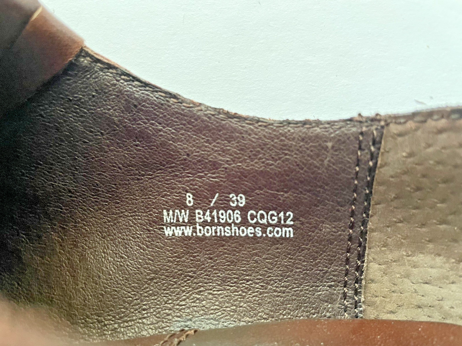 Born Brown Leather Wingtip Tassel Fringe Kiltie Loafers Women’s Size 8/39 B41906