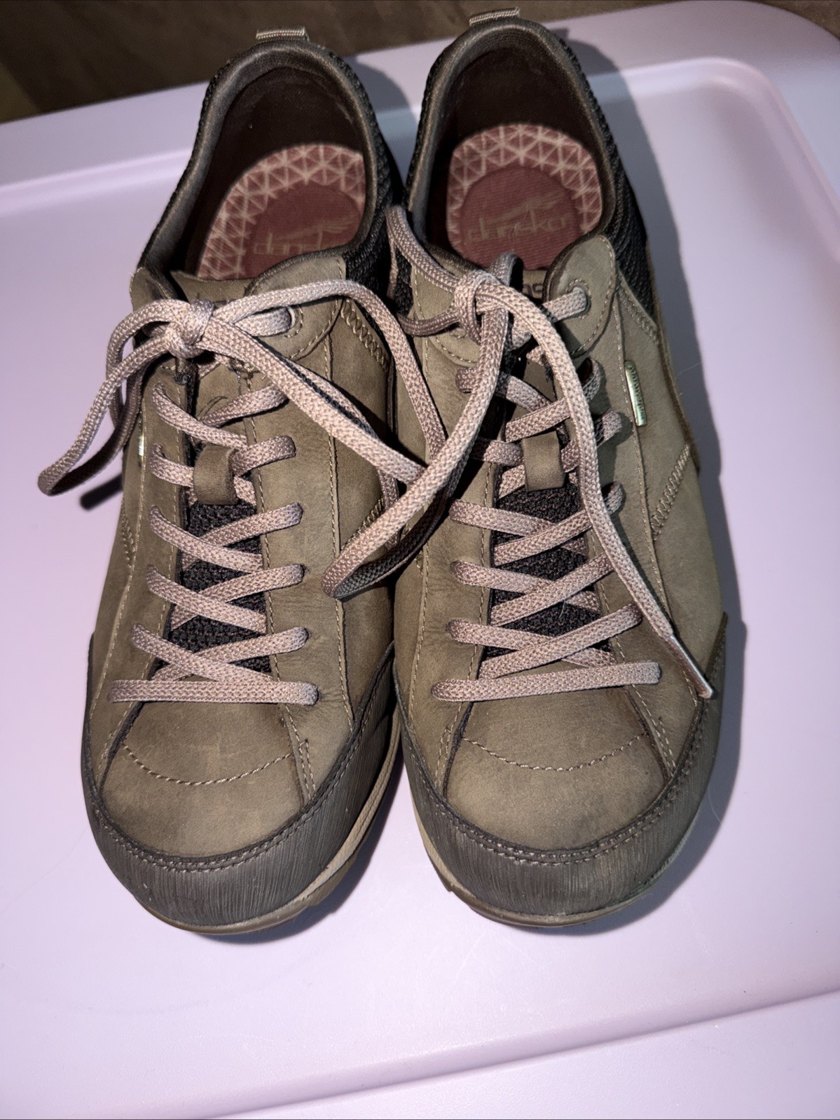 Dansko Paisley II Waterproof Women’s Hiking Walking Shoes Sage Green Size 40