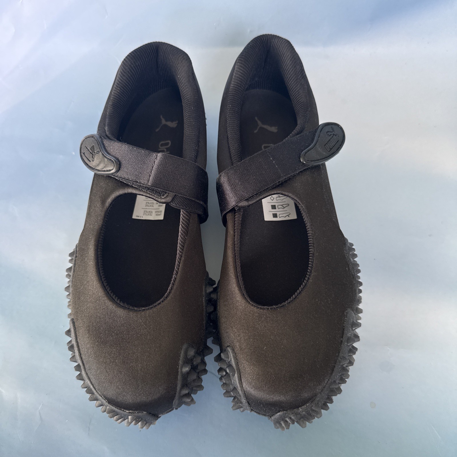 Puma Mostro Ballet Shoes Mostro Fey Satin Womens Black 403368 Size 6